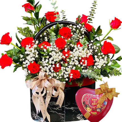 Flowers & Chocolate Xmas Gifts Vietnam