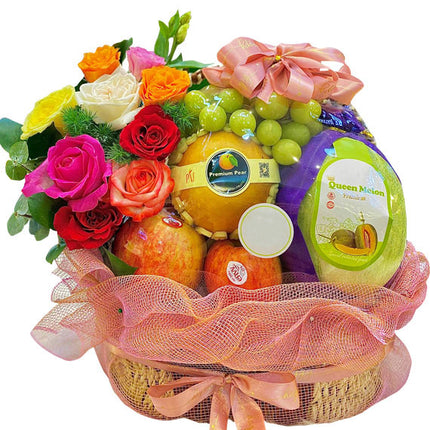 Fresh Fruit & Flower Xmas Combo Vietnam