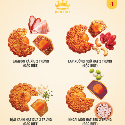 Kinh Do Mooncake Vietnam Combo #4