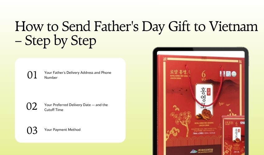 How to Send Father's Day Gift to Vietnam – Step by Step