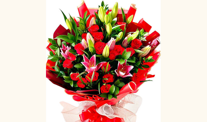 Lily Flower Bouquets Vietnam — flower delivery Vietnam