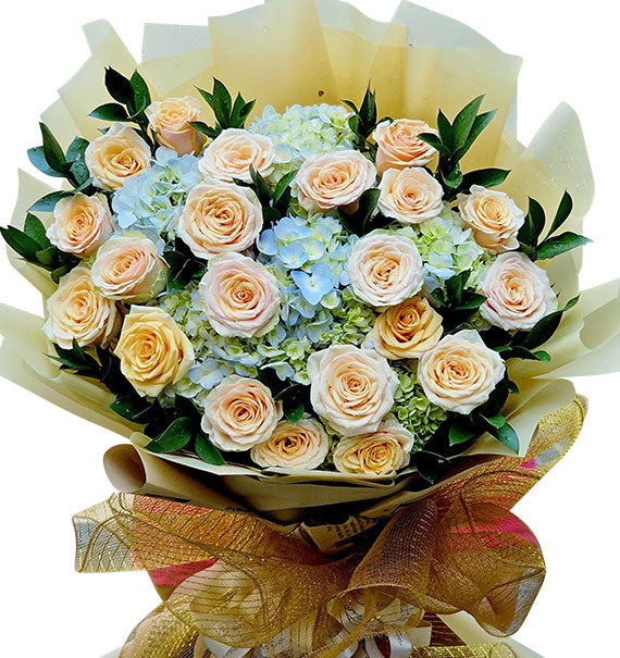 24 Orange Roses Bouquet For Mother’s Day Vietnam