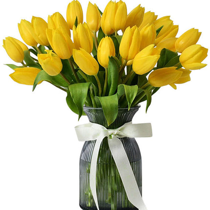 Tulips In Vase