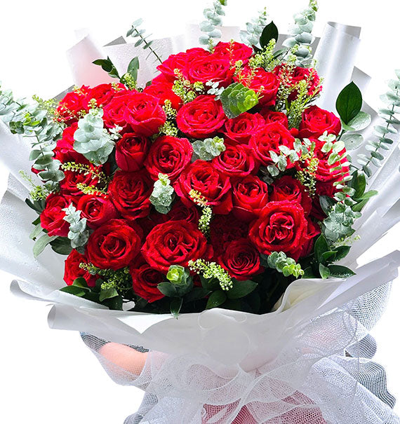36 Red Roses Bouquet For Mother’s Day Vietnam