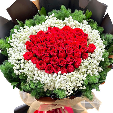 36 Red Roses For Women's Day Vietnam