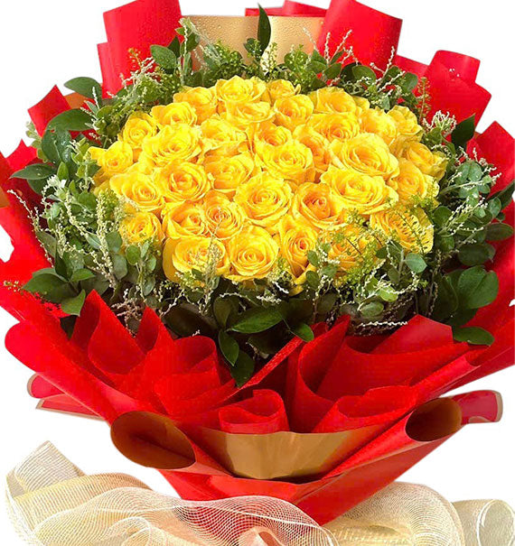36 Yellow Roses For Women's Day Vietnam
