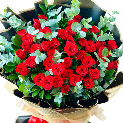 48 Red Roses For Women's Day Vietnam
