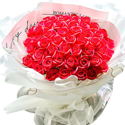 48 Red Waxed Roses For Women's Day Vietnam