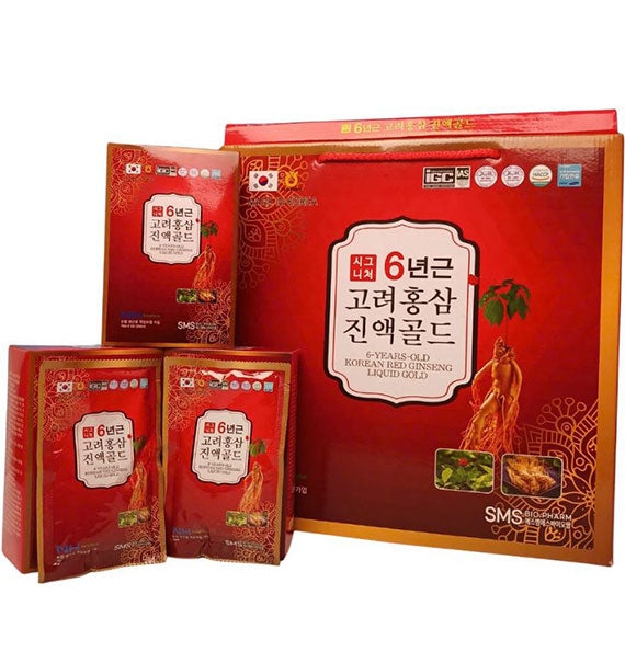 6 Years Old Korean Red Ginseng Liquid Gold Nonghyup Gifts Vietnam