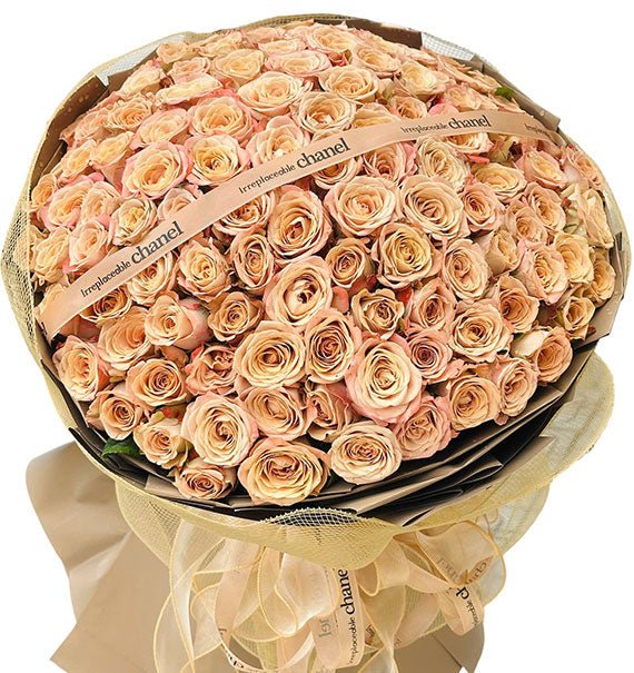 99 Cappucino Roses For Women's Day