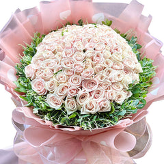 99 Peach Roses For Vietnamese Women's Day