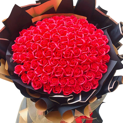 99 Red Waxed Rose For Women's Day Vietnam