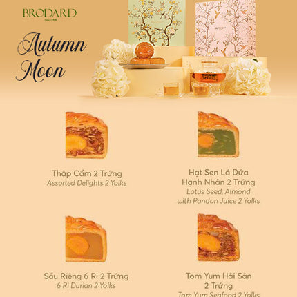 Autumn Moon Brodard Mooncake Vietnam
