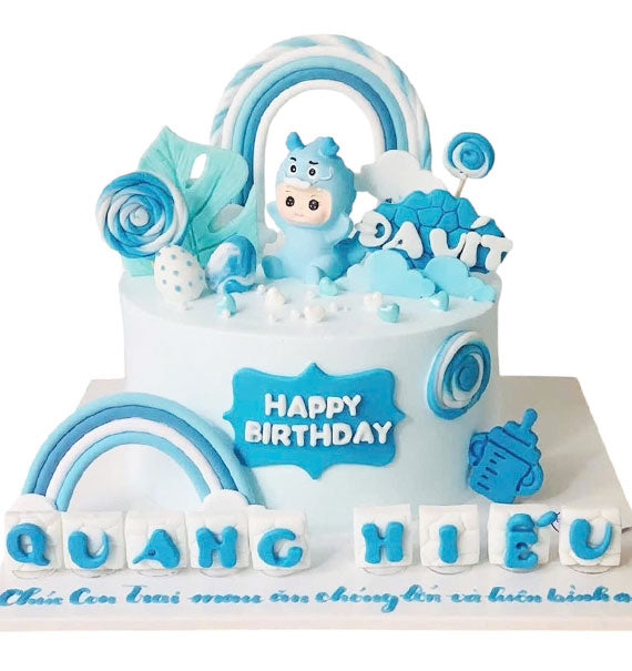 Baby Boy First Birthday Cake Vietnam