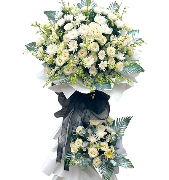 Blooming White Standing Spray Vietnam