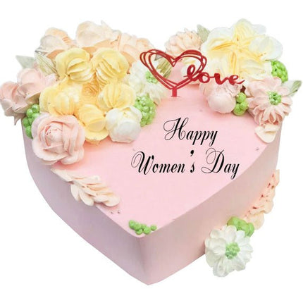 Blossom Heart Cake Vietnamese Womens Day