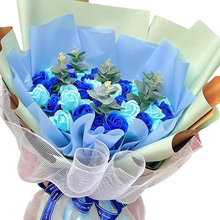 Blue Waxed Rose For Mother's Day Vietnam