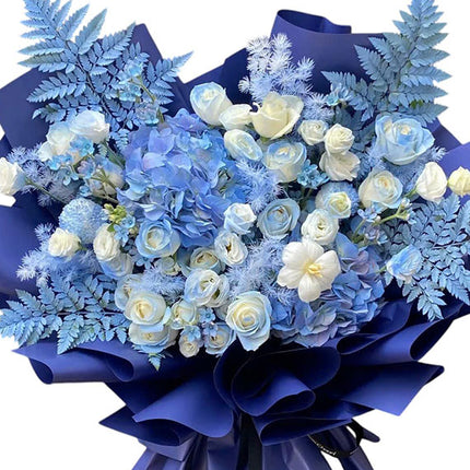 Blue Xmas Flower Bouquet Vietnam