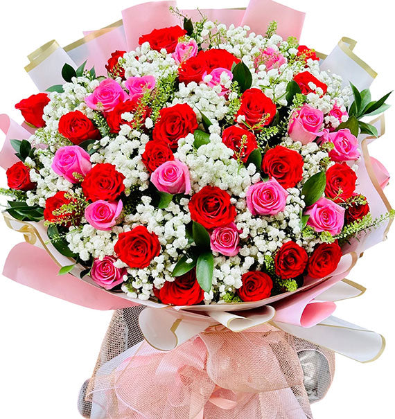 Bouquet of Mixed Roses For Mother’s Day Vietnam