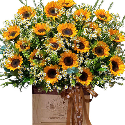 Bright Flower Basket For Father's Day Vietnam