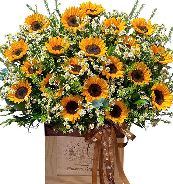 Bright Flower Basket For Father's Day Vietnam
