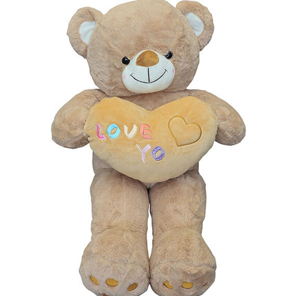 Brown Teddy Bear Love Yo Heart