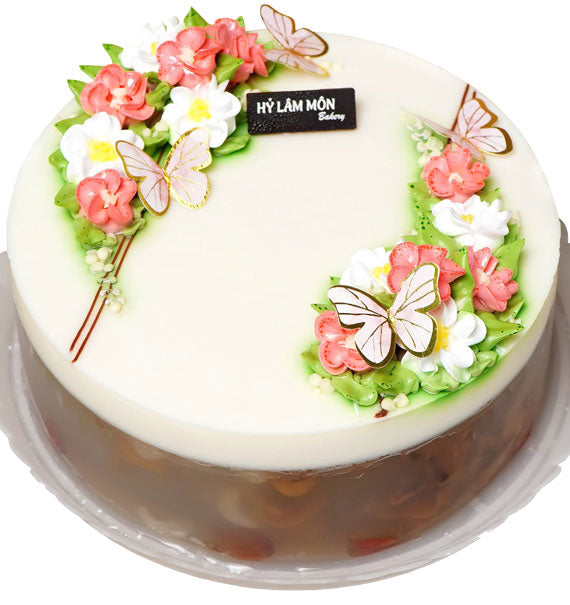 Butterfly Flower Jelly Cake Vietnam