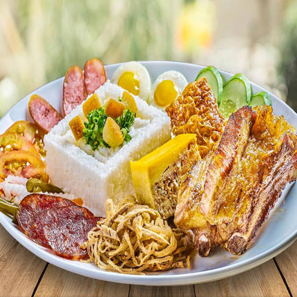 Cali Special BBQ Pork Ribs Broken Rice 7 Flavors Food Vietnam
