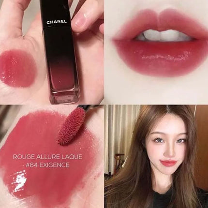 Chanel Rouge Allure Laque 64 Exigence On Lip