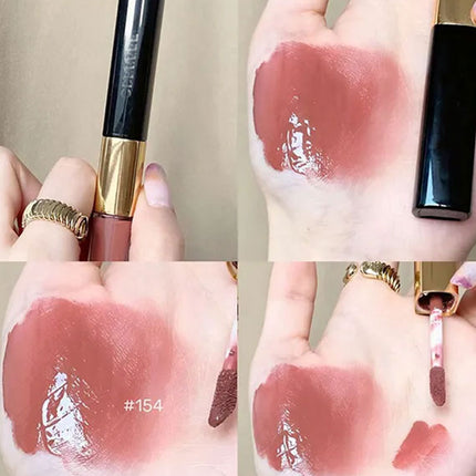 Chaneo Le R0uge Duo Ultra Tenue 154 Intense Caramel On Lip