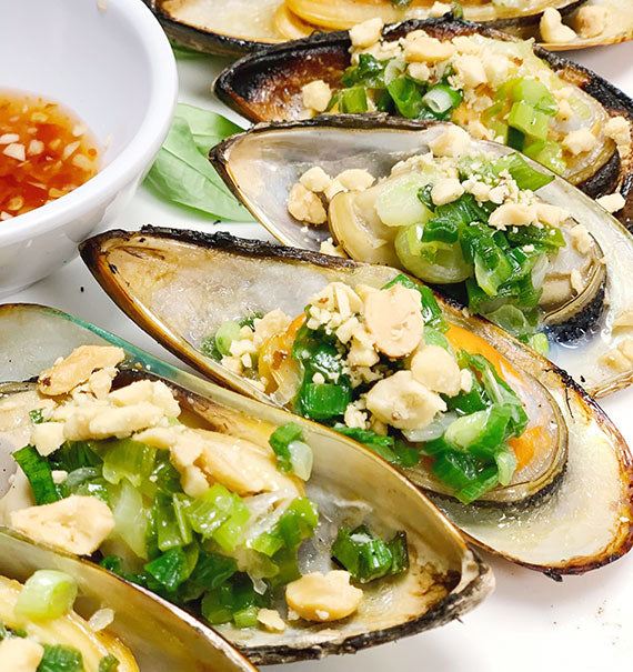 Chem Chep Nuong Mo Hanh Seafood Vietnam