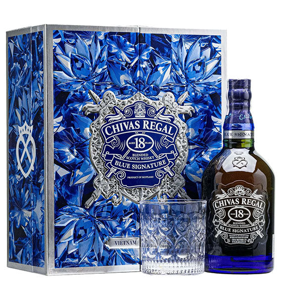 Chivas 18 Blue Years Old Tet Wine Vietnam