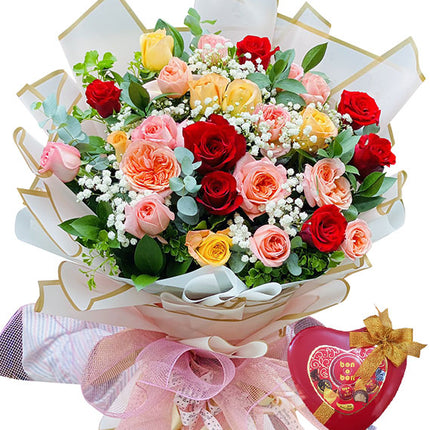 Chocolate & Roses Valentine’s Combo Vietnam