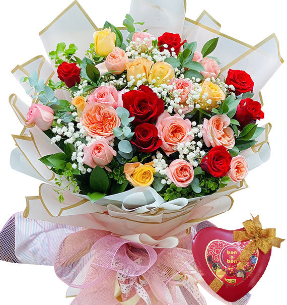 Chocolate & Roses Valentine’s Combo Vietnam