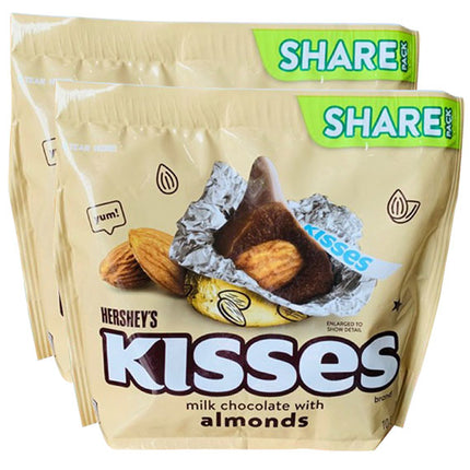 Chocolate Hershey’s Kisses Almonds 2 bags
