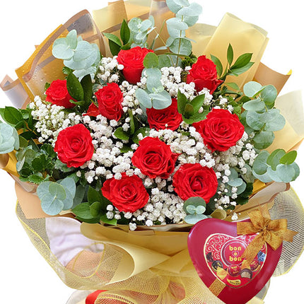 Christmas Flower & Chocolate Combo Vietnam