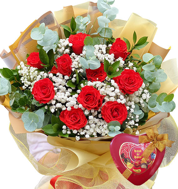 Christmas Flower & Chocolate Combo Vietnam