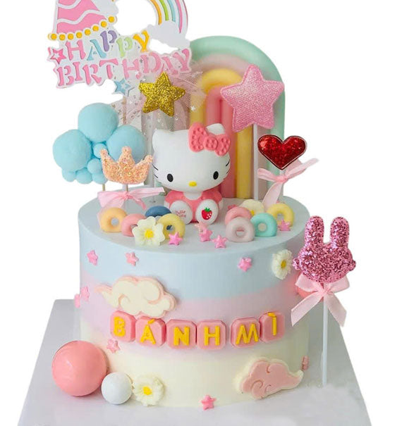 Cute Kitty Birthday Cake Vietnam