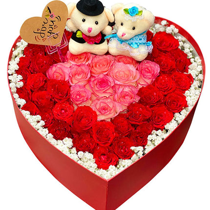Cute Rose Box For Vietnamese Women's Day