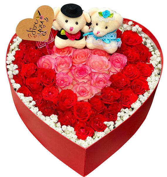 Cute Rose Box For Vietnamese Women's Day