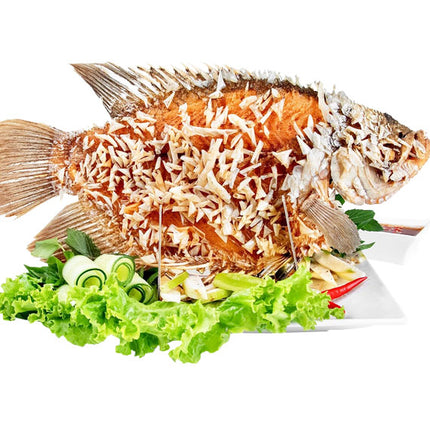 Deep-fried Giant Gourami  Food Vietnam