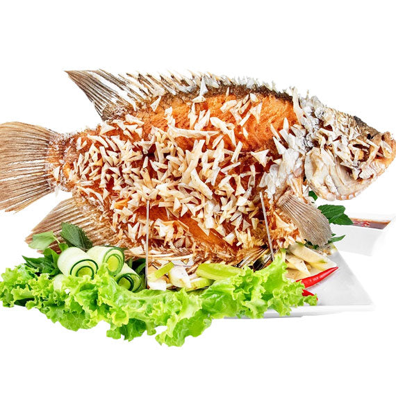 Deep-fried Giant Gourami  Food Vietnam