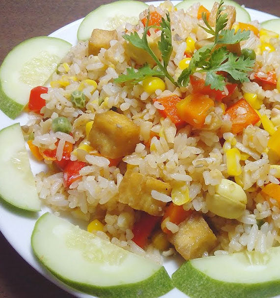 Eight-Colored Fried Rice Food Vietnam