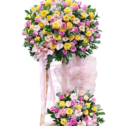 Elegant Opening Rose Arrangement Vietnam