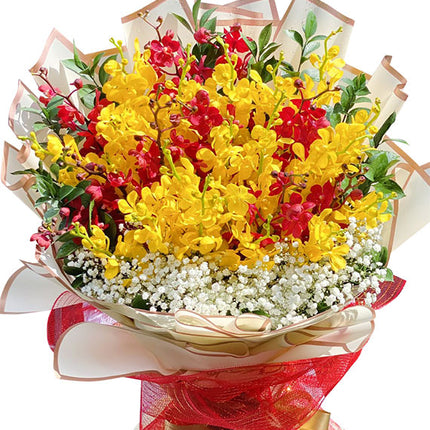 Elegant Orchid Bouquet For Mother's Day Vietnam