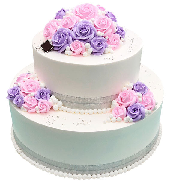 Elegant Tiered Birthday Cake Vietnam
