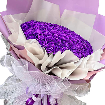 Eternal Purple Rose Bouquet For Women's Day Vietnam