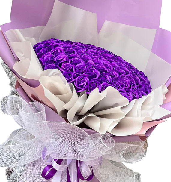 Eternal Purple Rose Bouquet For Women's Day Vietnam