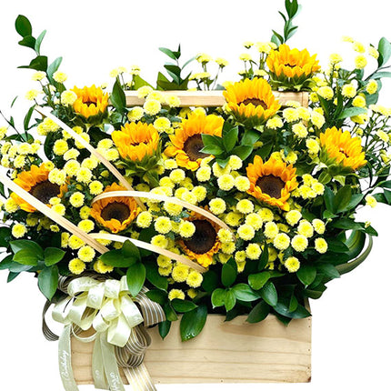 Father's Day Basket of Sunflower Vietnam