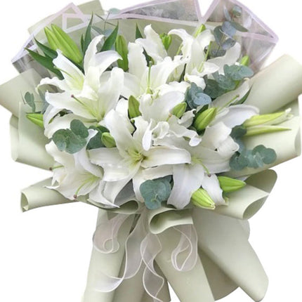 Father's Day Bouquet of White Lily Vietnam
